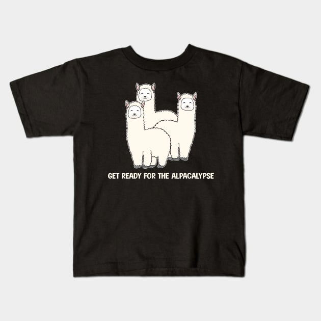 Apakalypse Alpaca LLama Kids T-Shirt by Imutobi